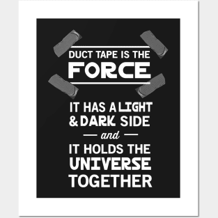 Duct Tape is the Force Posters and Art